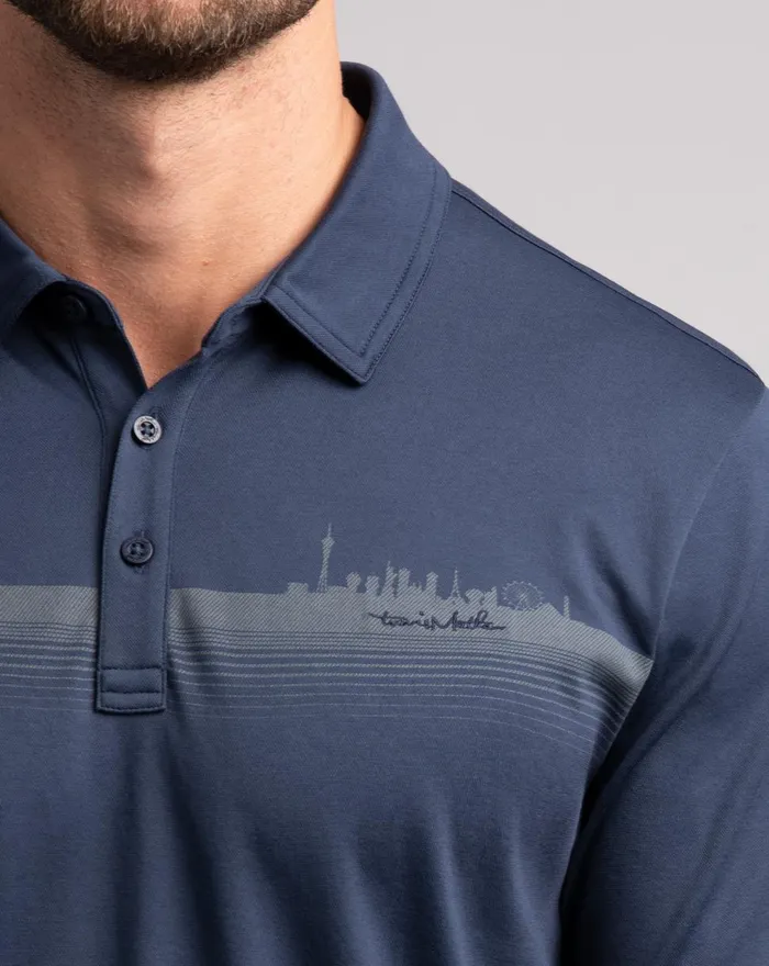 Men Polos TravisMathew FLAMINGO FLAMINGO POLO Mood Indigo