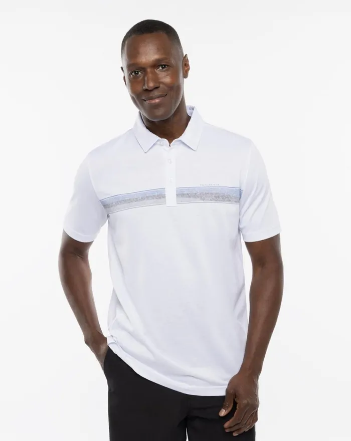 Men Polos TravisMathew FLOATING HOTEL POLO White