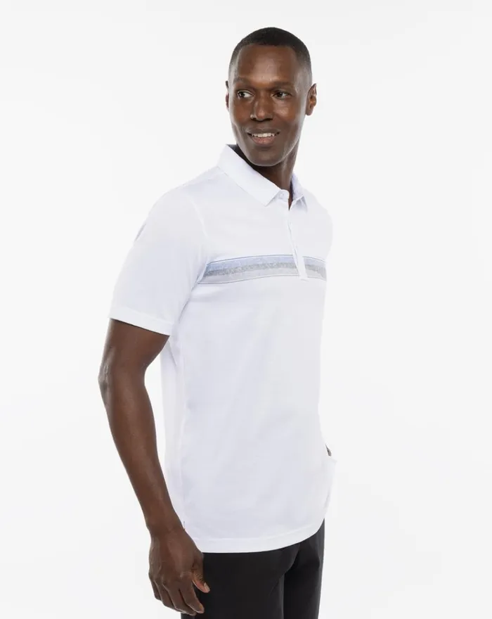 Men Polos TravisMathew FLOATING HOTEL POLO White