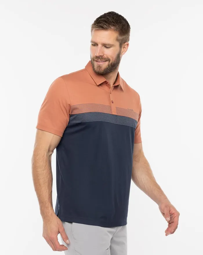 Men Polos TravisMathew GUEST SERVICES POLO Copper