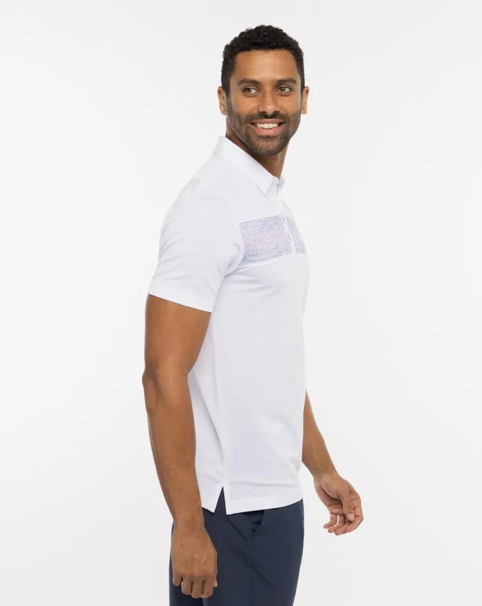 Men Polos TravisMathew IN A MEETING POLO White