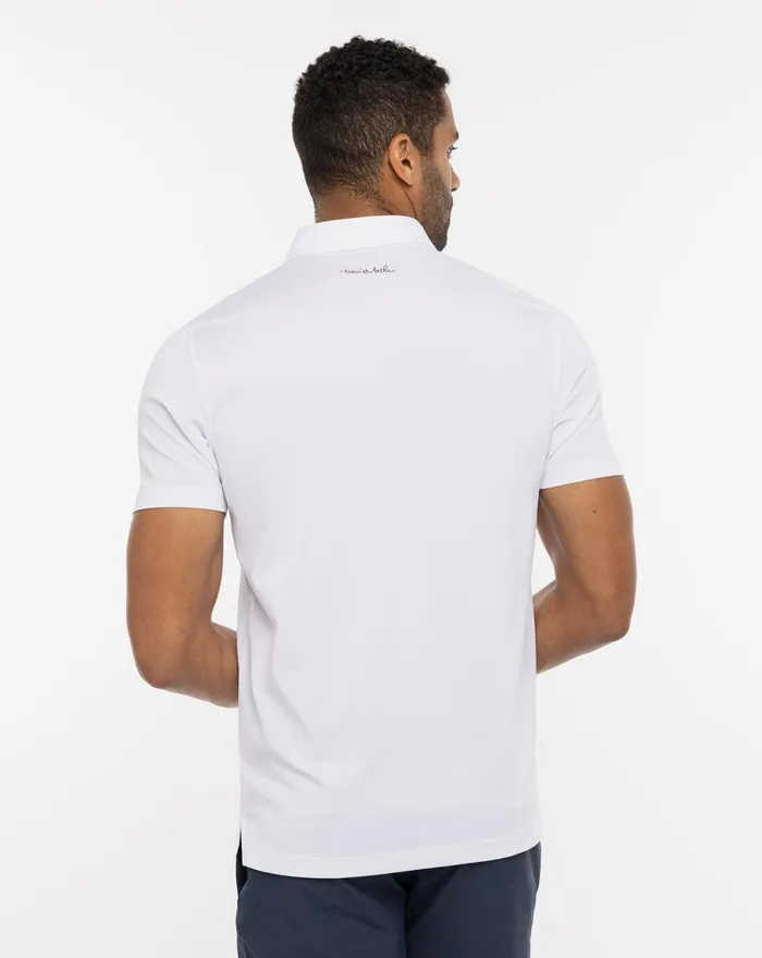 Men Polos TravisMathew IN A MEETING POLO White