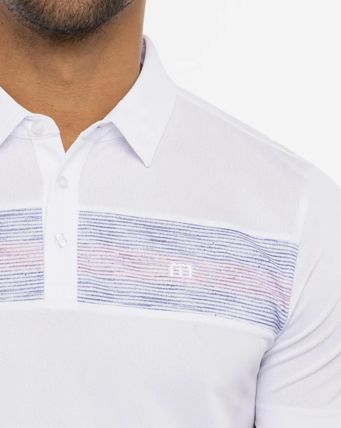 Men Polos TravisMathew IN A MEETING POLO White