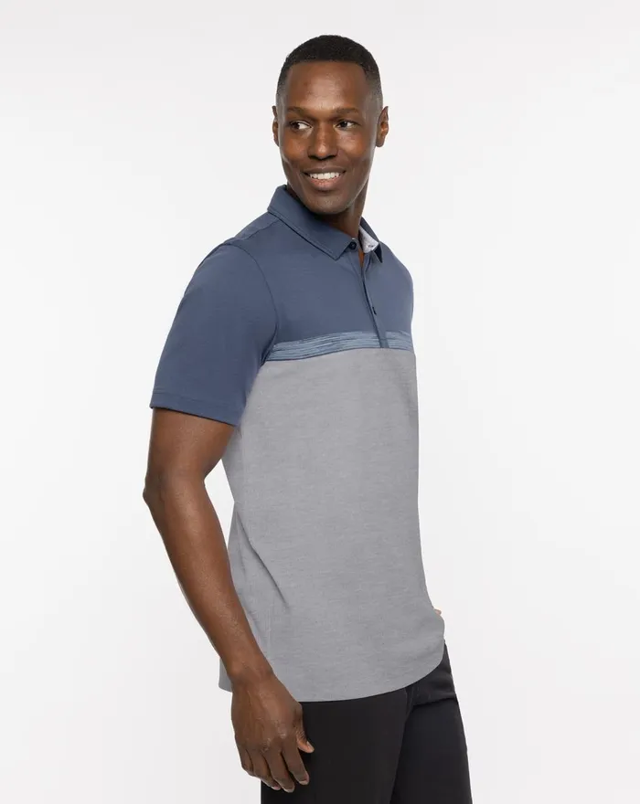 Men Polos TravisMathew LAST MINUTE POLO Dress Blues