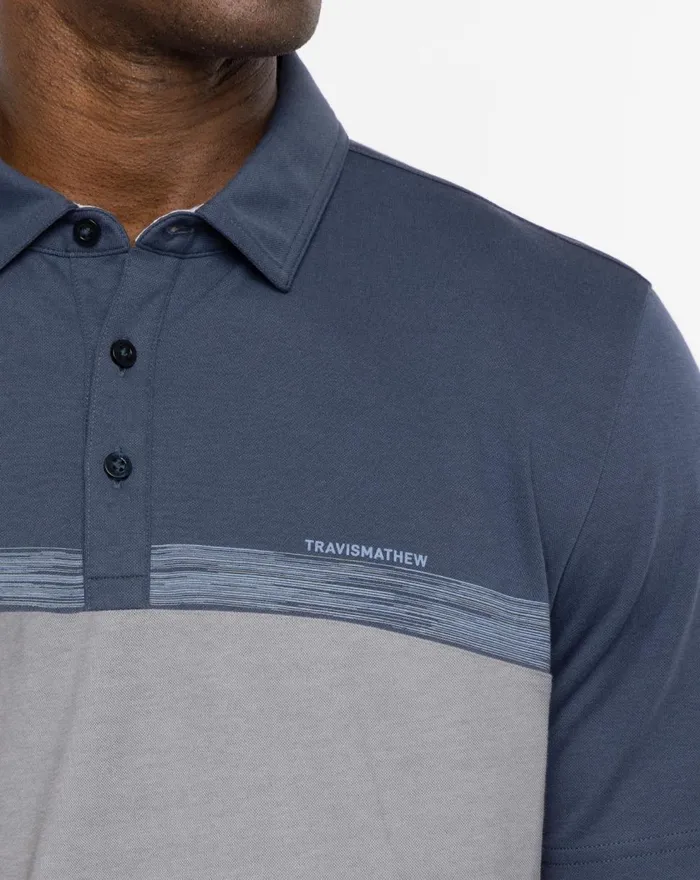 Men Polos TravisMathew LAST MINUTE POLO Dress Blues