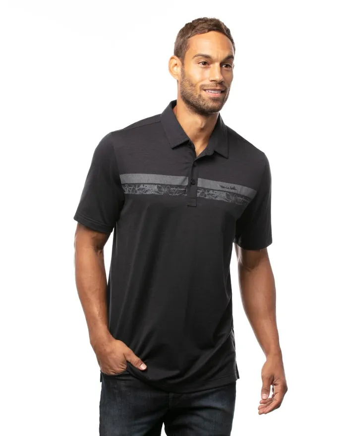 Men Polos TravisMathew LATE NIGHTS POLO Black
