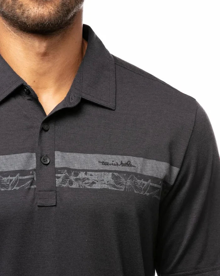 Men Polos TravisMathew LATE NIGHTS POLO Black