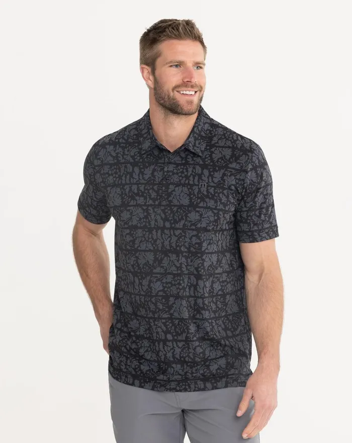 Men Polos TravisMathew LEGENDARY MOMENT POLO Black