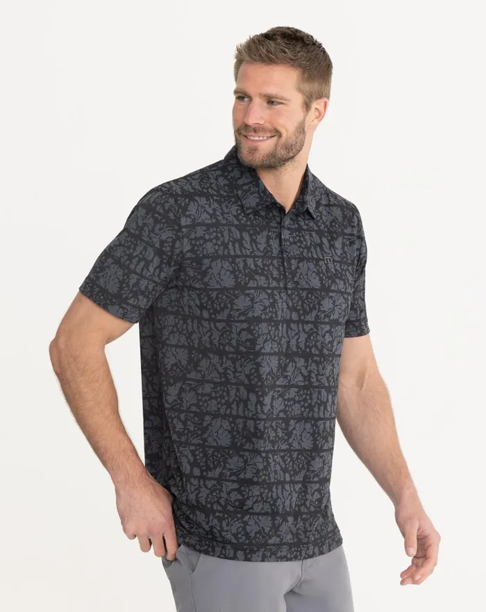 Men Polos TravisMathew LEGENDARY MOMENT POLO Black