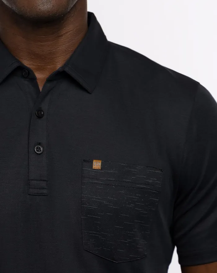 Men Polos TravisMathew LIKE A LOCAL POLO Black