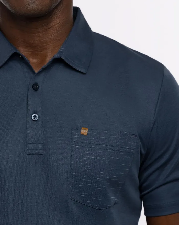 Men Polos TravisMathew LIKE A LOCAL POLO Dress Blues