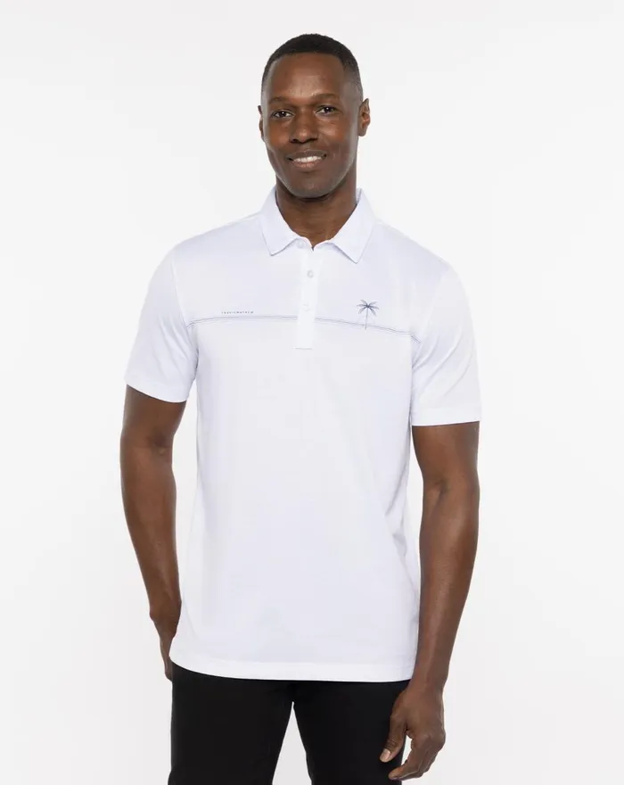 Men Polos TravisMathew LUNA SOL POLO White