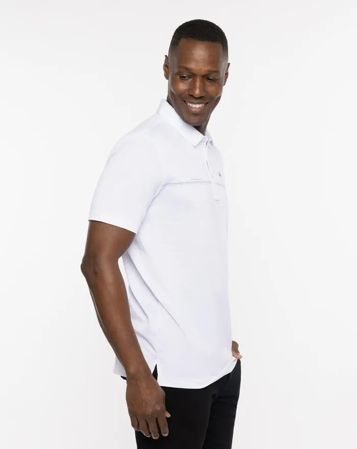 Men Polos TravisMathew LUNA SOL POLO White