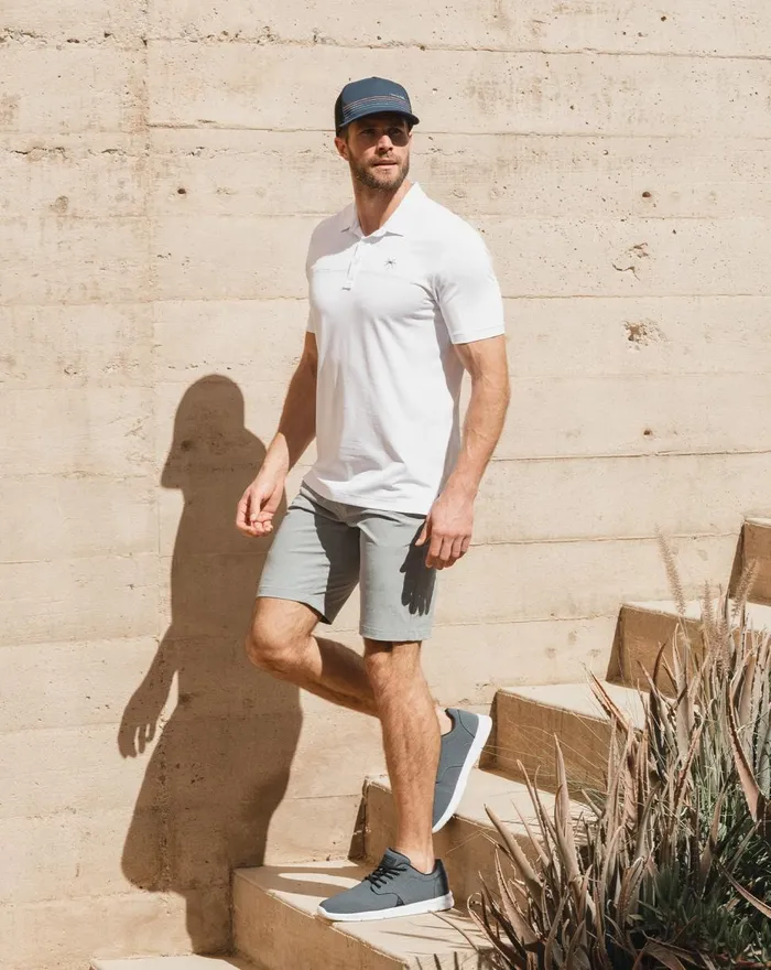 Men Polos TravisMathew LUNA SOL POLO White