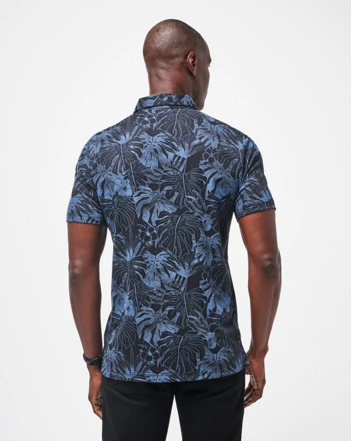 Men Polos TravisMathew MAINLANDERS POLO Black