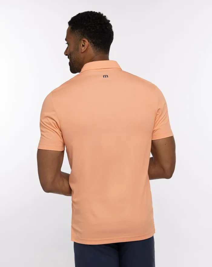 Men Polos TravisMathew MESA CENTRAL POLO Heather Melon