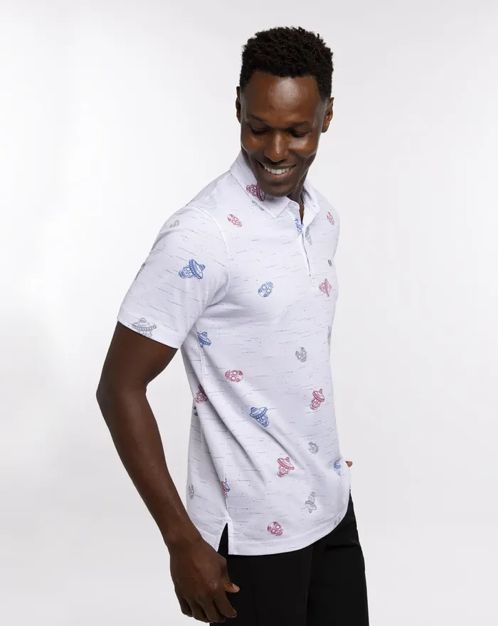 Men Polos TravisMathew MEXICALI POLO White
