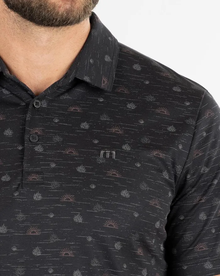 Men Polos TravisMathew MODESTO POLO Black