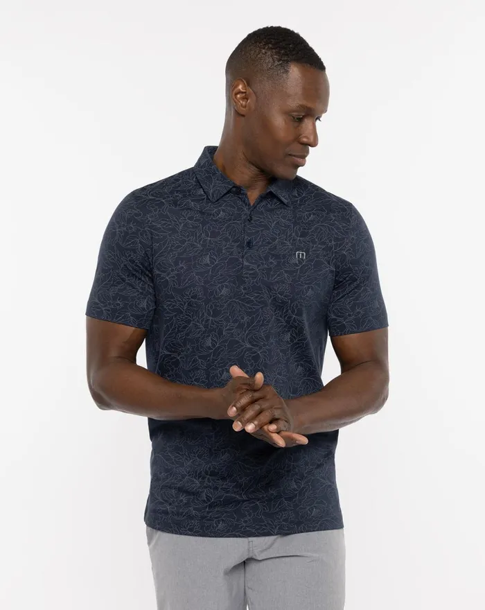 Men Polos TravisMathew MONSTERA POLO Total Eclipse