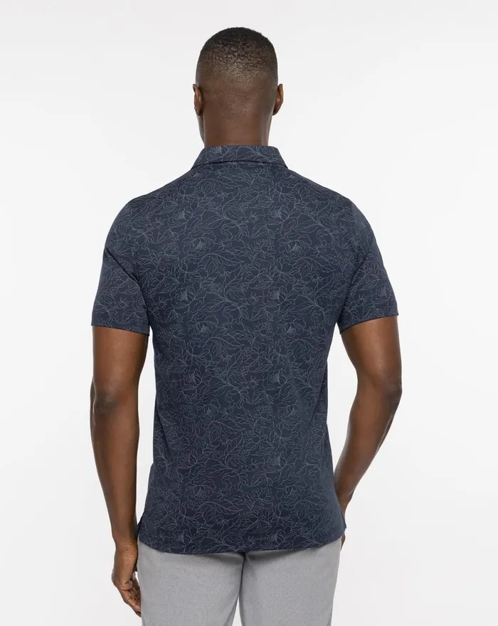 Men Polos TravisMathew MONSTERA POLO Total Eclipse Men Polos TravisMathew MONSTERA POLO Total Eclipse