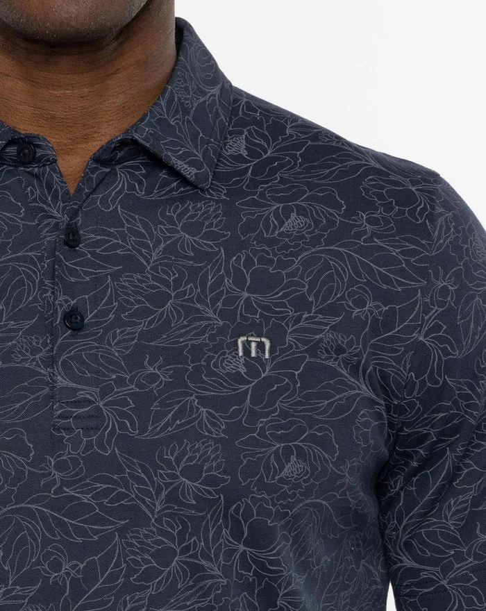 Men Polos TravisMathew MONSTERA POLO Total Eclipse Men Polos TravisMathew MONSTERA POLO Total Eclipse