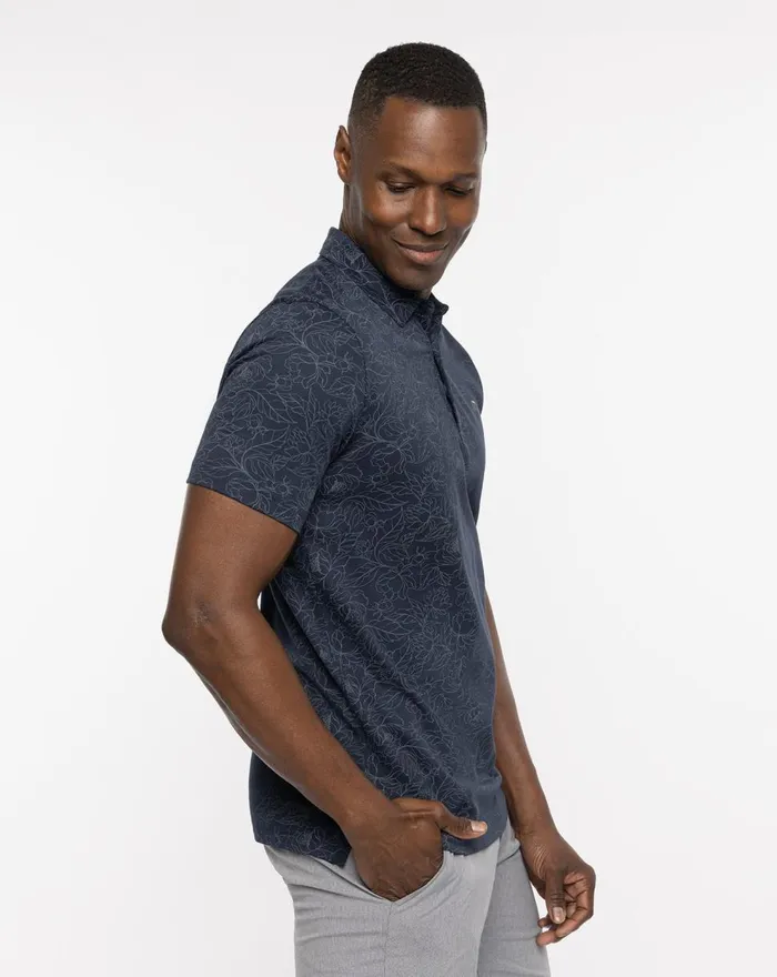 Men Polos TravisMathew MONSTERA POLO Total Eclipse Men Polos TravisMathew MONSTERA POLO Total Eclipse