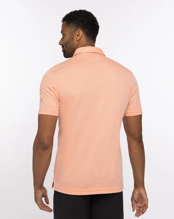 Men Polos TravisMathew MUCHO GUSTO POLO Heather Melon