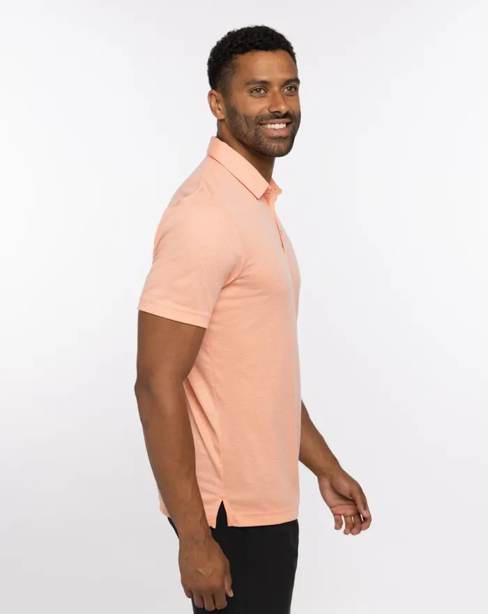 Men Polos TravisMathew MUCHO GUSTO POLO Heather Melon