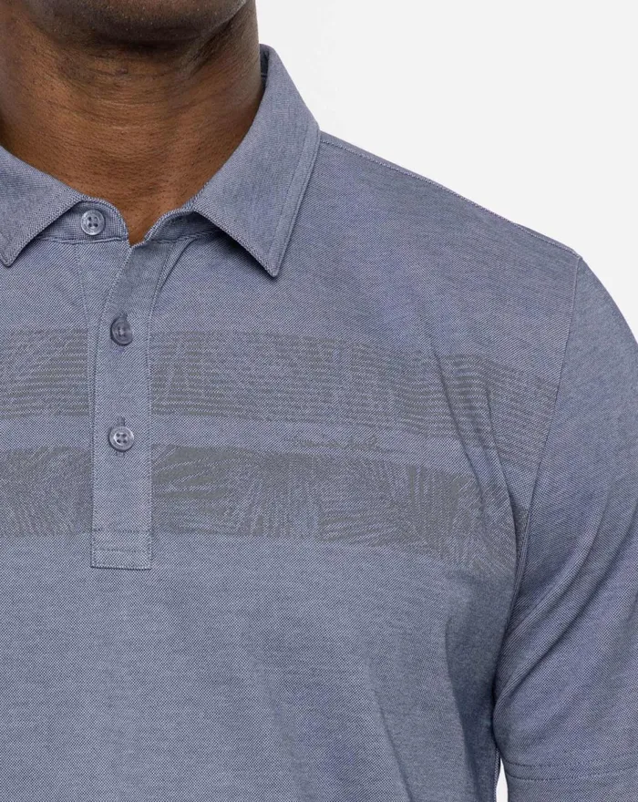 Men Polos TravisMathew ONE TO REMEMBER POLO Heather Peacoat