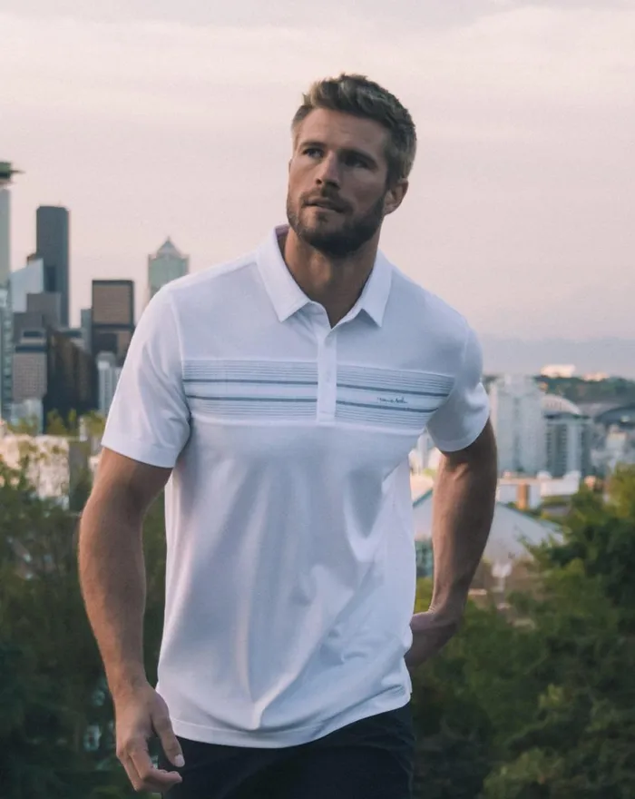 Men Polos TravisMathew OPAL POLO White