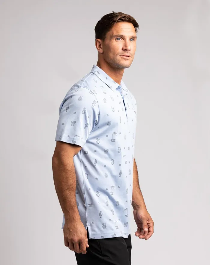 Men Polos TravisMathew PANNING FOR GOLD POLO Heather Kentucky