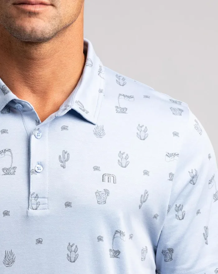 Men Polos TravisMathew PANNING FOR GOLD POLO Heather Kentucky