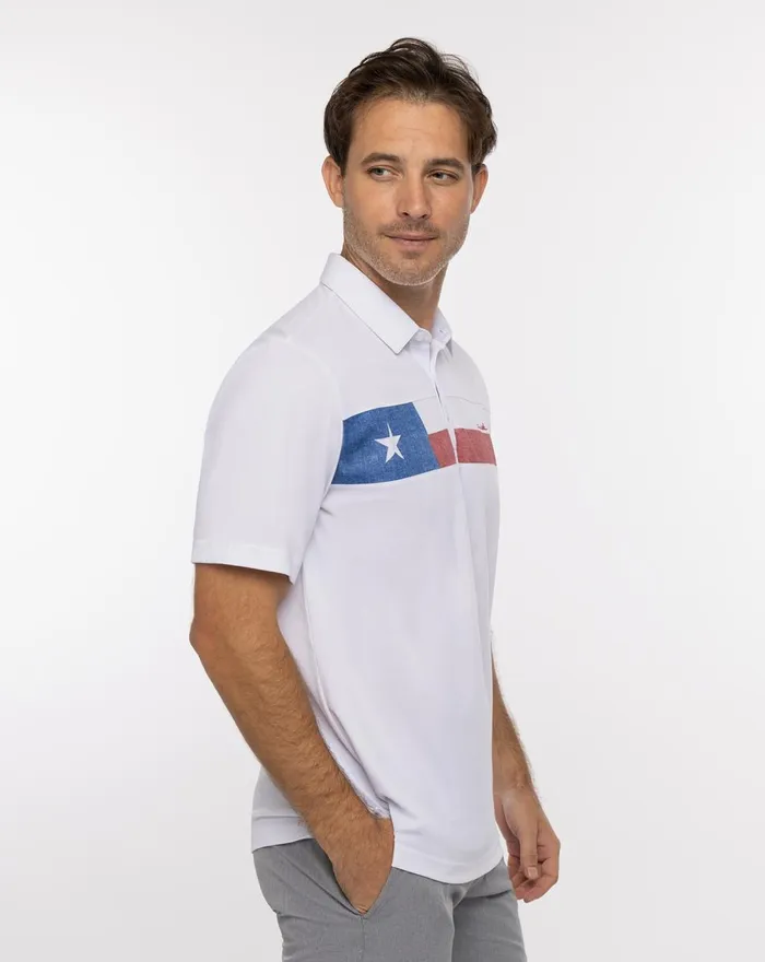 Men Polos TravisMathew RATTLER POLO White