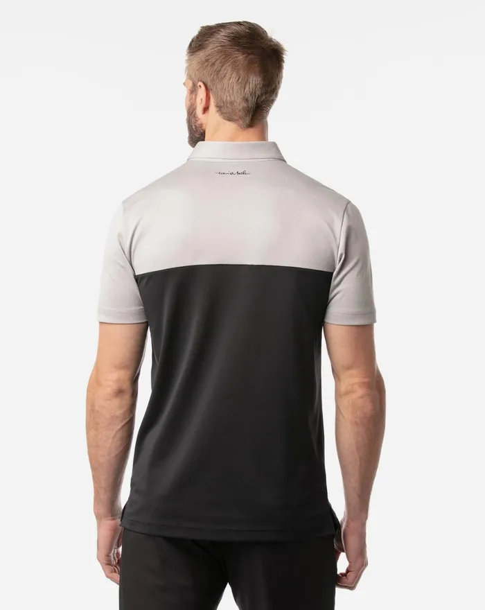 Men Polos TravisMathew REAL TREAT POLO Heather Light Grey