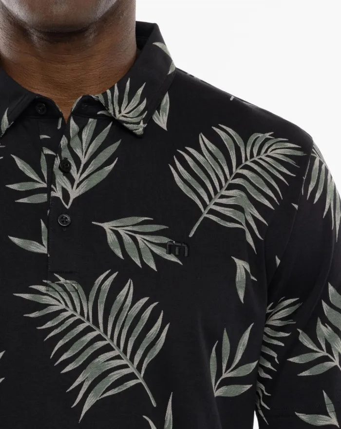 Men Polos TravisMathew RESORT TOWN POLO Black