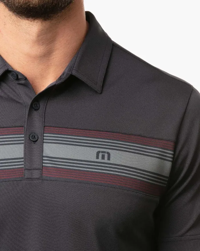 Men Polos TravisMathew ROUTE 85 POLO Blue Nights