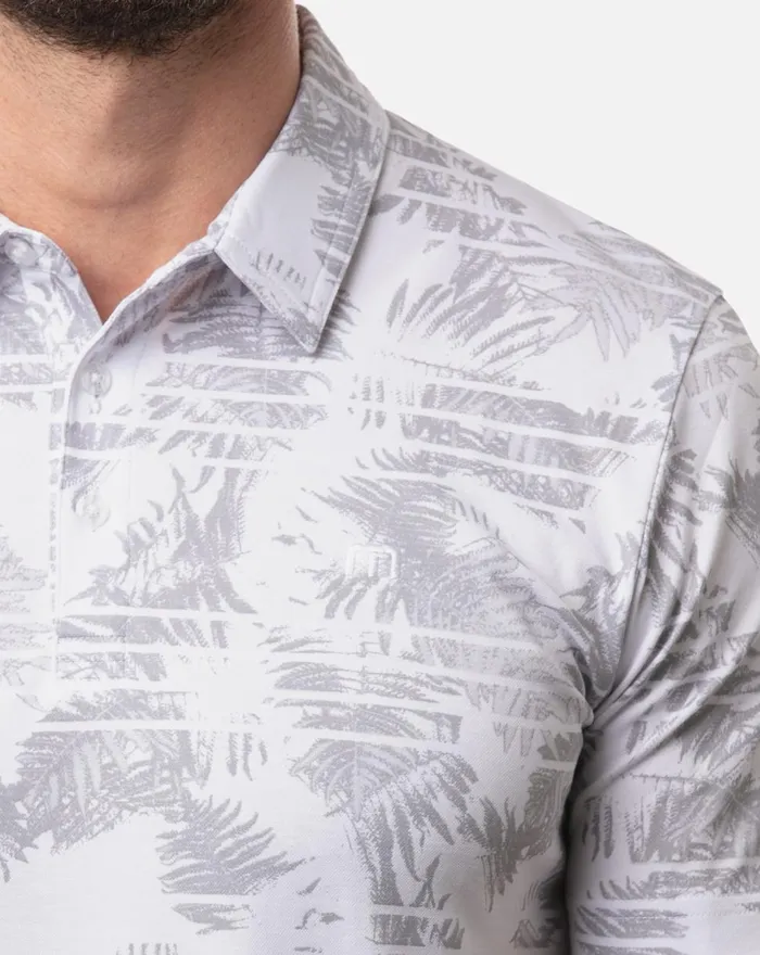 Men Polos TravisMathew SEASIDE BLUE POLO White