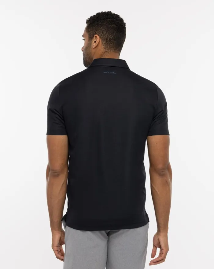 Men Polos TravisMathew SECLUDED BEACH POLO Black