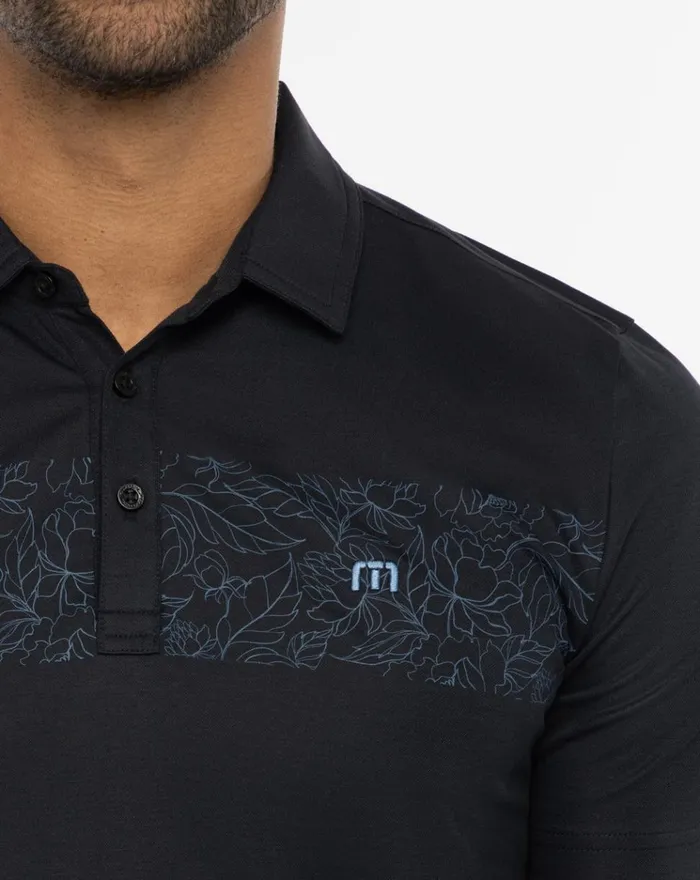 Men Polos TravisMathew SECLUDED BEACH POLO Black