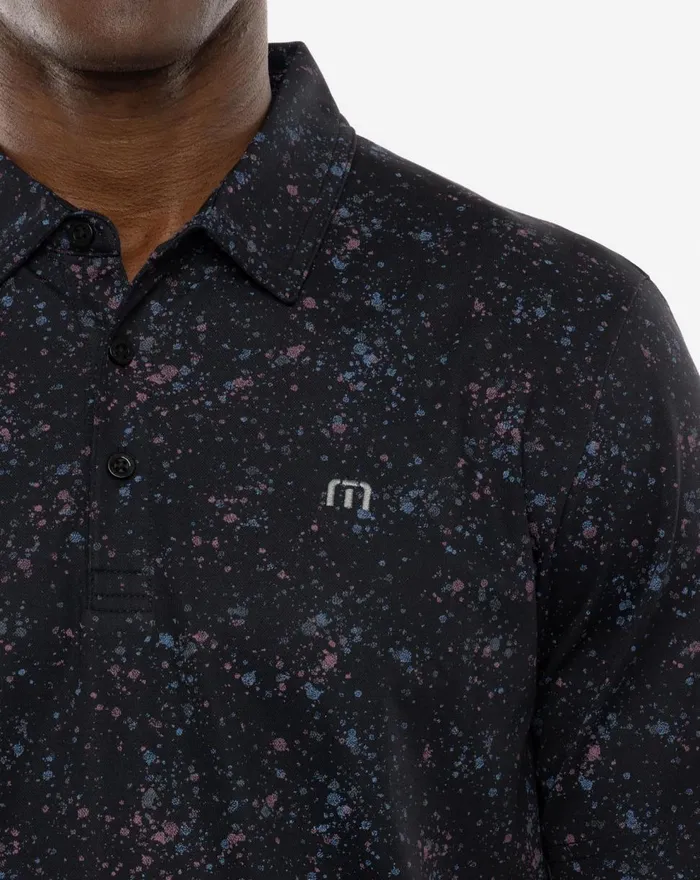 Men Polos TravisMathew SPLATTER PRINT POLO Black