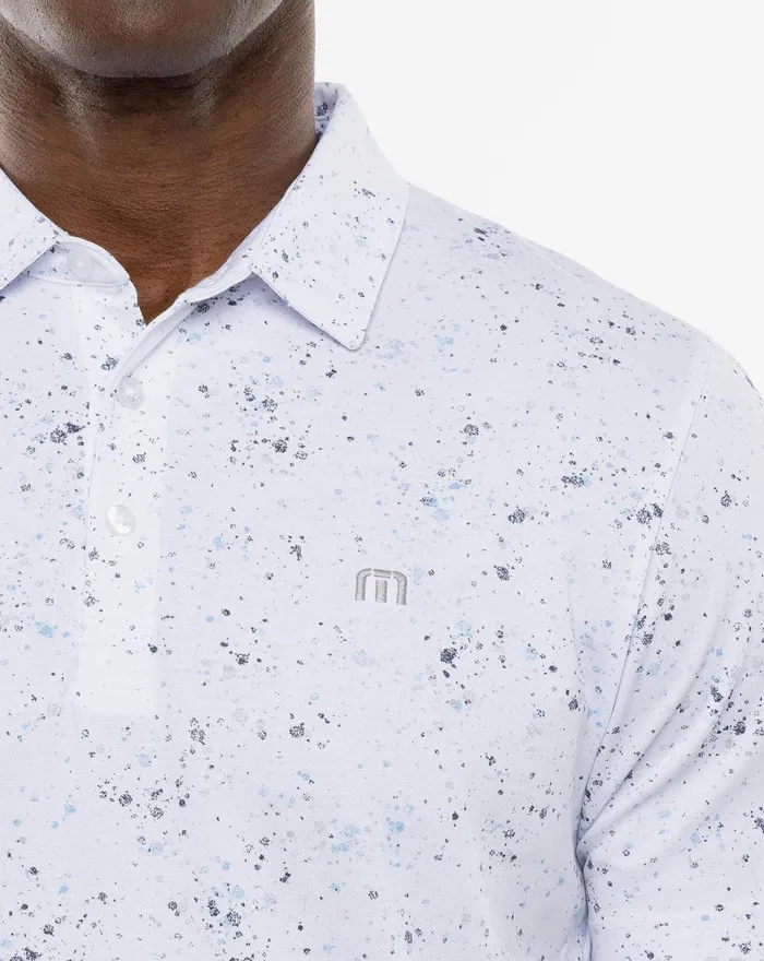 Men Polos TravisMathew SPLATTER PRINT POLO White