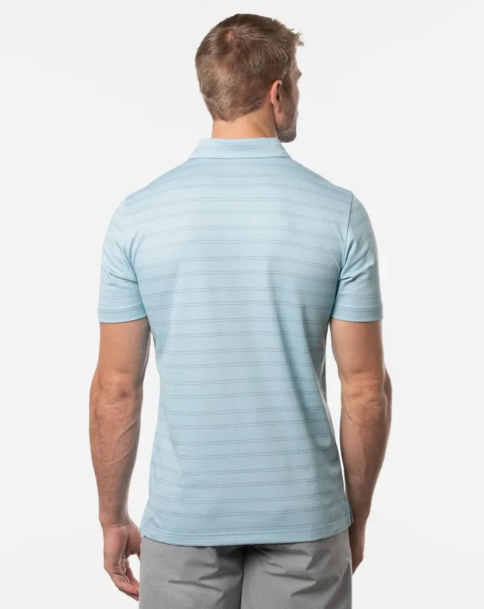 Men Polos TravisMathew TAHOE POLO Heather Delphinium
