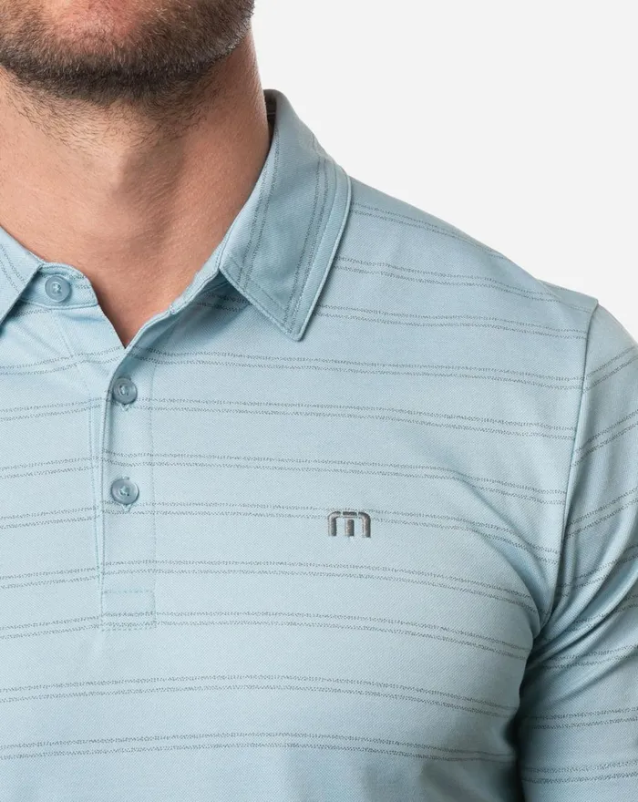 Men Polos TravisMathew TAHOE POLO Heather Delphinium