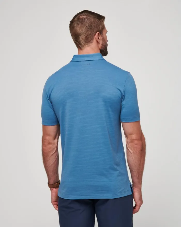 Men Polos TravisMathew THE HEATER POLO Stellar Blue