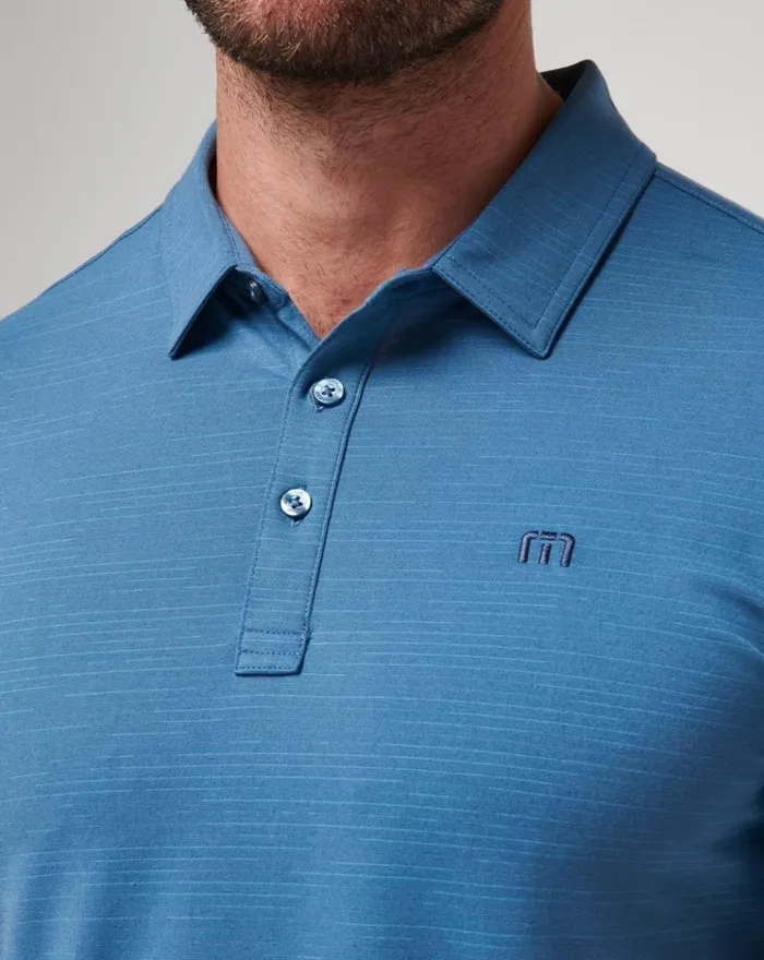 Men Polos TravisMathew THE HEATER POLO Stellar Blue