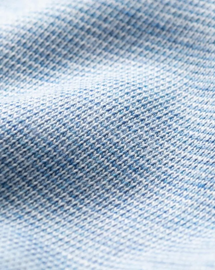 Men Polos TravisMathew THE ZINNA POLO Heather Light Blue
