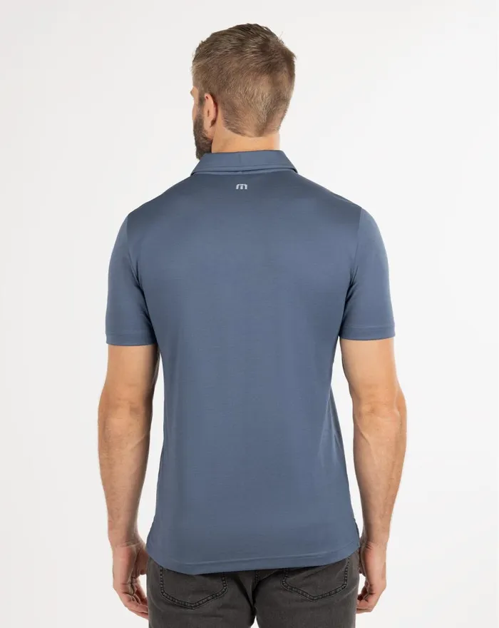 Men Polos TravisMathew THREE HILLS POLO Insigniavintage Indigo