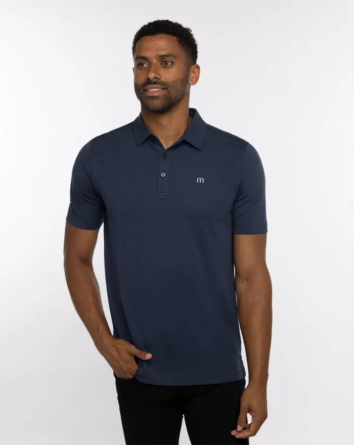 Men Polos TravisMathew TOUR GUIDE POLO Blue Nights