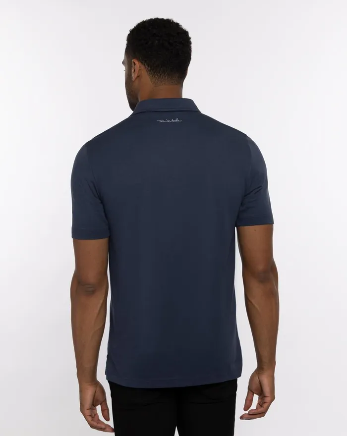Men Polos TravisMathew TOUR GUIDE POLO Blue Nights