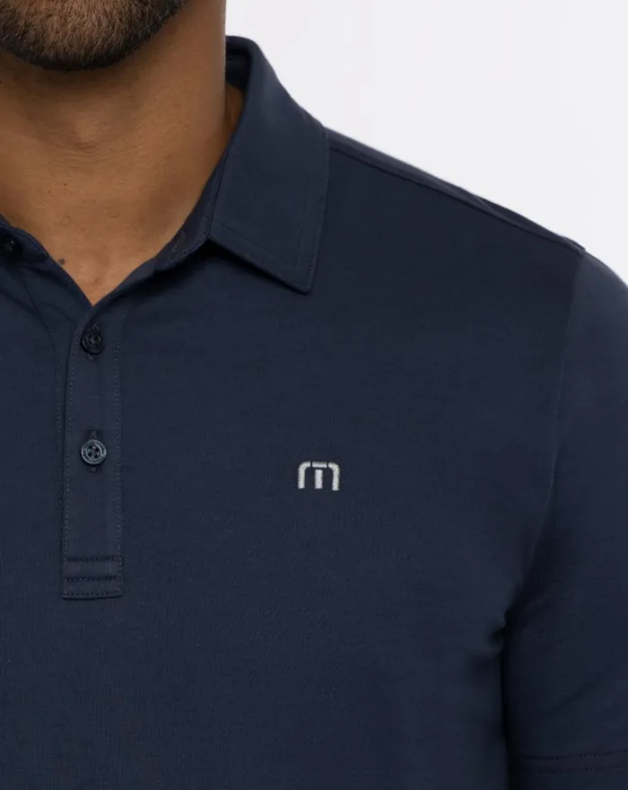 Men Polos TravisMathew TOUR GUIDE POLO Blue Nights